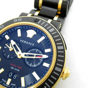  Shop Authentic Versace V Extreme Pro Two Tone Dial Stainless Steel Strap Watch for Men - VCN040017 - Luxxuri