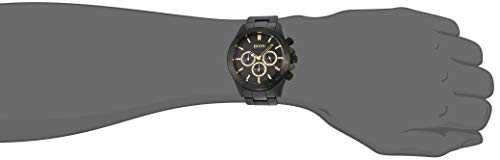  Shop Authentic Hugo Boss Ikon Black Dial Black Steel Strap Watch for Men - 1513278 - Luxxuri