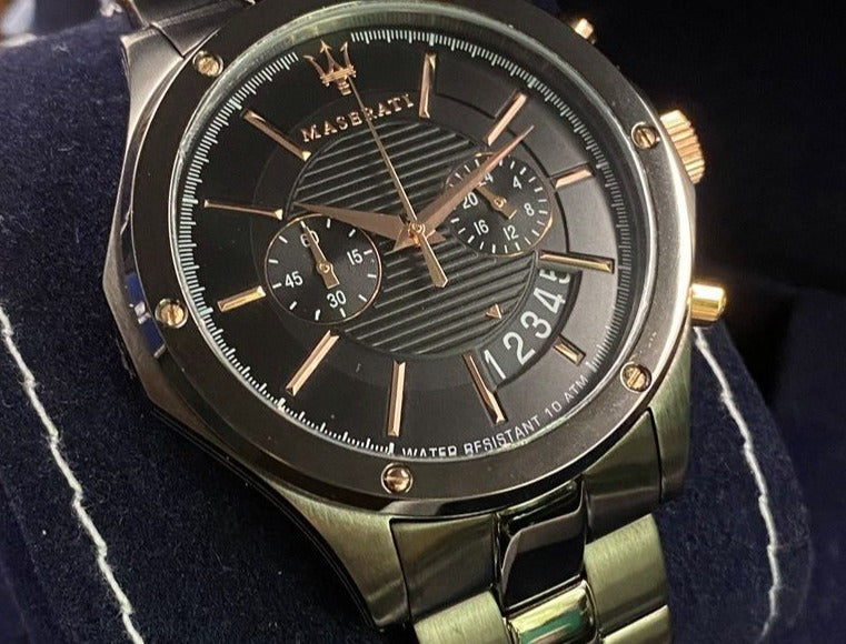  Shop Authentic Maserati Circuito Black Dial Black Steel Strap Watch For Men - R8873627001 - Luxxuri