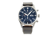  Shop Authentic IWC Pilot’s Watch Chronograph Edition “Le Petit Prince” Blue Dial Brown Leather Strap Watch for Men - IW377714 - Luxxuri