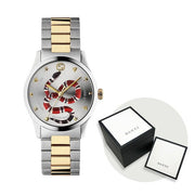  Shop Authentic Gucci G Timeless Quartz Silver Dial Silver Steel Strap Watch For Women - YA1264075 - Luxxuri