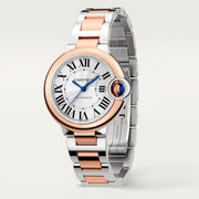 Shop Authentic Cartier Ballon Bleu de Cartier Silver Dial Two Tone Steel Strap Watch for Women - W2BB0032 - Luxxuri