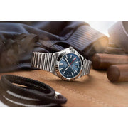  Shop Authentic Breitling Chronomat GMT 40 Blue Dial Silver Steel Strap Watch for Men - A32398101C1A1 - Luxxuri