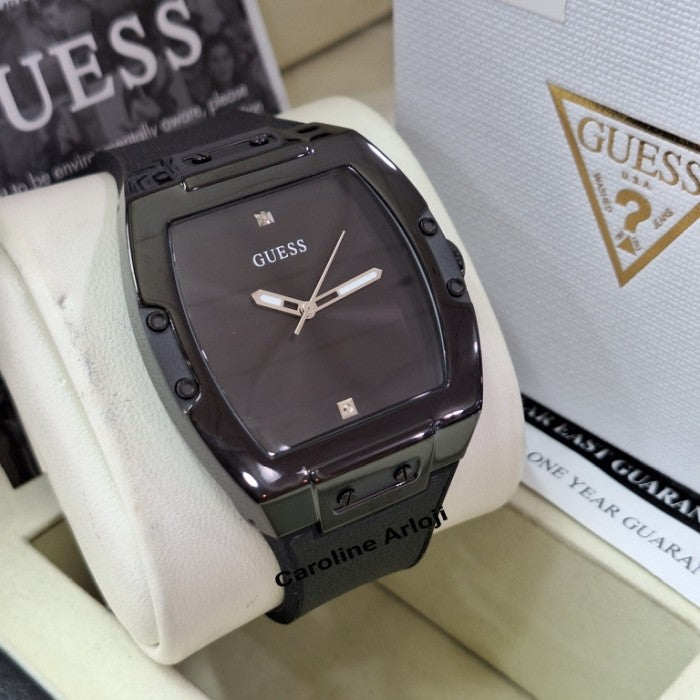  Shop Authentic Guess Phoenix Black Dial Black Rubber Strap Watch for Men - GW0386G1 - Luxxuri