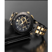  Shop Authentic Versace V-Race Analog Quartz Black Dial Two Tone Steel Strap Watch For Men - VEBV00619 - Luxxuri