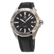  Shop Authentic Tag Heuer Aquaracer Quartz Black Dial Black Rubber Strap Watch for Men -  WBD1110.FT8021 - Luxxuri