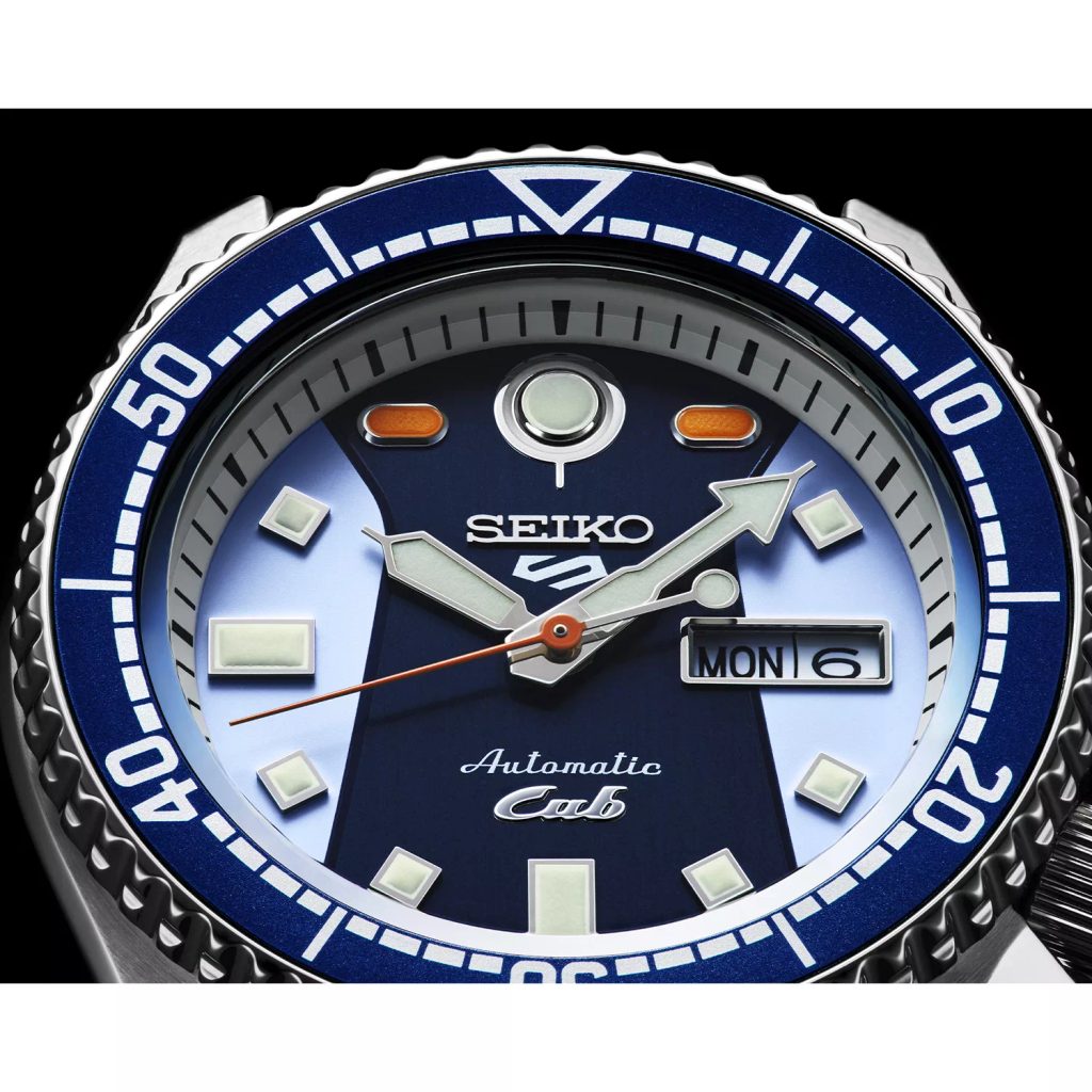  Shop Authentic Seiko 5 Sports Honda Super Cub Limited Edition Blue Dial Two Tone NATO Strap Watch For Men - SRPK37K1 - Luxxuri
