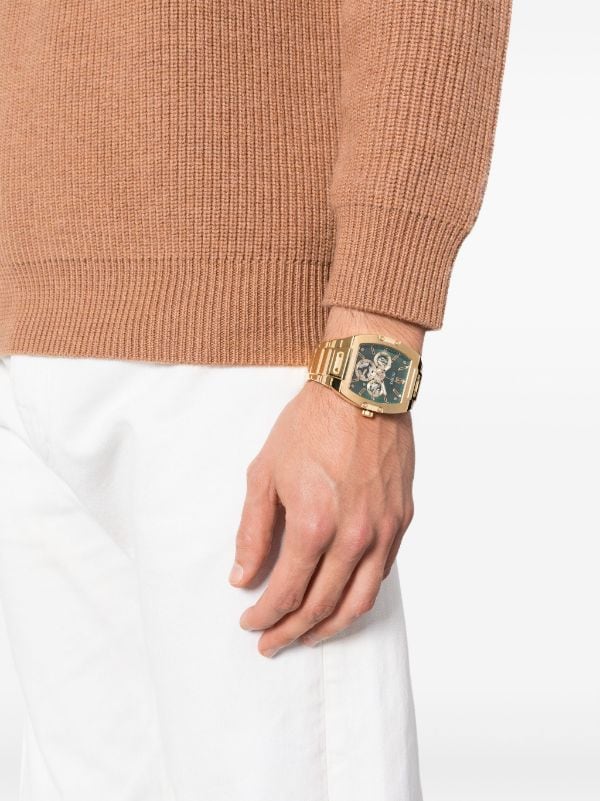  Shop Authentic Guess Phoenix Multi Function Green Dial Gold Steel Strap Watch for Men - GW0456G3 - Luxxuri