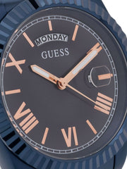  Shop Authentic Guess Connoisseur Quartz Blue Dial Blue Steel Strap Watch For Men - GW0265G9 - Luxxuri