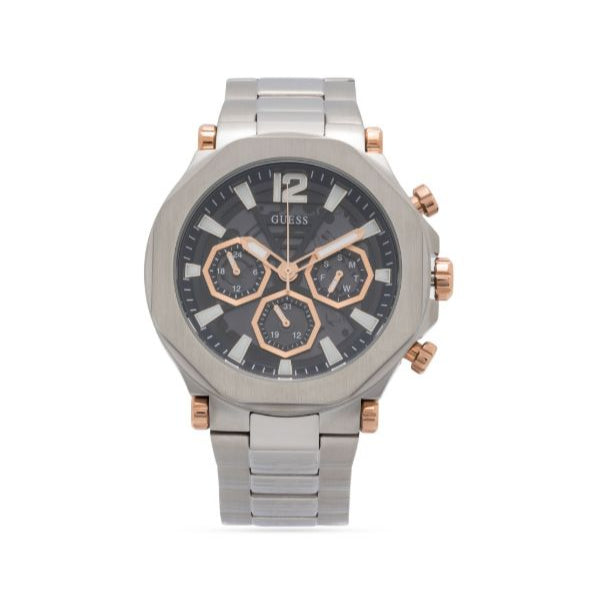  Shop Authentic Guess Edge Chronograph Black Dial Silver Steel Strap Watch For Men - GW0539G1 - Luxxuri
