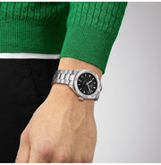  Shop Authentic Tissot PR 100 Sport Quartz Black Dial Silver Steel Strap Watch For Men - T101.610.11.051.00 - Luxxuri
