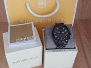  Shop Authentic Michael Kors Lexington Chronograph Black Dial Black Steel Strap Watch for Men - MK8320 - Luxxuri