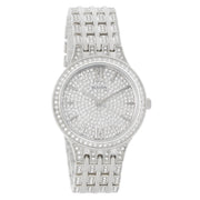  Shop Authentic Bulova Crystal Collection Silver Dial Silver Steel Strap Watch for Women - 96L243 - Luxxuri