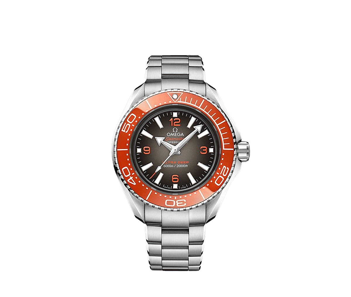  Shop Authentic Omega Seamaster Planet Ocean 6000M 45.5mm Black Dial Silver Steel Strap Watch for Men - 21530462106001 - Luxxuri