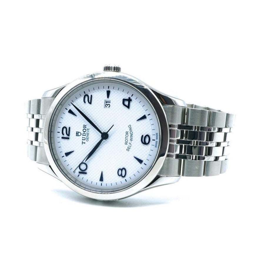  Shop Authentic Tudor 1926 Automatic White Dial Silver Steel Strap Watch for Men - M91650-0005 - Luxxuri