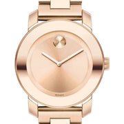  Shop Authentic Movado Bold Rose Gold Dial Rose Gold Steel Strap Watch for Women - 3600342 - Luxxuri