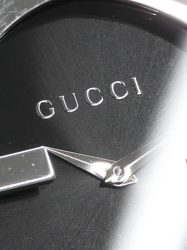  Shop Authentic Gucci G Interlocking Black Dial Silver Steel Strap Watch For Women - YA133307 - Luxxuri