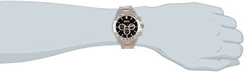  Shop Authentic Hugo Boss Ikon Black Dial Silver Steel Strap Watch for Men - 1512965 - Luxxuri