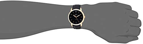  Shop Authentic Fossil The Minimalist Black Dial Black Leather Strap Watch for Men - FS5376 - Luxxuri