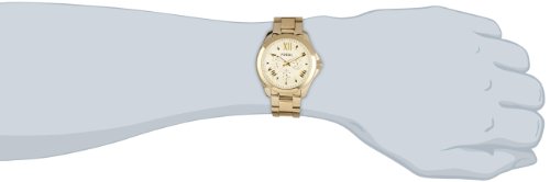  Shop Authentic Fossil Cecile Multifunction Champagne Dial Gold Steel Strap Watch for Women - AM4510 - Luxxuri