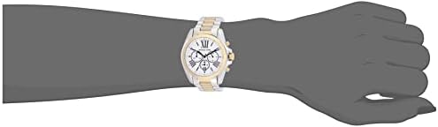  Shop Authentic Michael Kors Bradshaw Chronograph Silver Dial Two Tone Steel Strap Watch For Women - MK5855 - Luxxuri