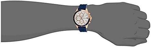  Shop Authentic Tommy Hilfiger Bank Multifunction Quartz White Dial Blue Rubber Strap Watch for Men - 1791778 - Luxxuri
