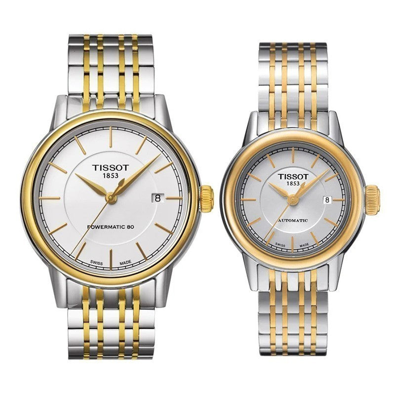  Shop Authentic Tissot Carson Automatic Silver Dial Two Tone Steel Strap Watch For Women - T085.207.22.011.00 - Luxxuri