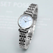  Shop Authentic Emporio Armani Gianni Blue Dial Silver Steel Strap Watch For Women - AR1961 - Luxxuri