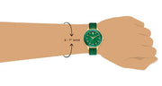  Shop Authentic Swarovski Octea Nova Crystals Green Dial Green Leather Strap Watch for Women - 5650005 - Luxxuri