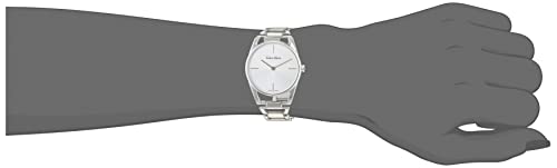  Shop Authentic Calvin Klein Dainty Silver Dial Silver Steel Strap Watch for Women - K7L23146 - Luxxuri