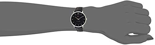  Shop Authentic Calvin Klein Minimal Black Dial Black Leather Strap Watch for Women - K3M231C4 - Luxxuri