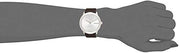  Shop Authentic Calvin Klein Minimal Silver Dial Brown Leather Strap Watch for Men - K3M221G6 - Luxxuri