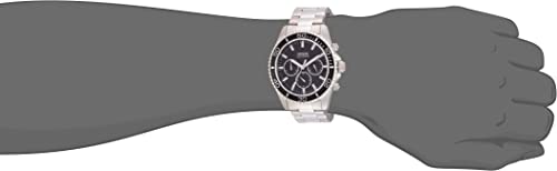  Shop Authentic Guess Chaser Chronograph Black Dial Silver Steel Strap Watch for Men - W0170G1 - Luxxuri
