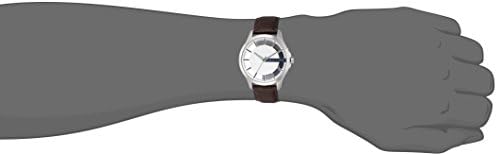  Shop Authentic Armani Exchange Hampton Chronograph White Dial Brown Leather Strap Watch For Men - AX2187 - Luxxuri