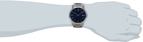  Shop Authentic Calvin Klein City Blue Dial Silver Steel Strap Watch for Men - K2G2G14N - Luxxuri