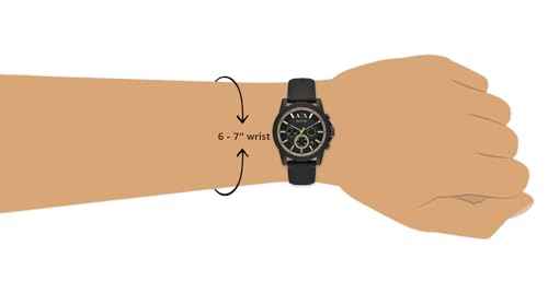  Shop Authentic Armani Exchange Outerbanks Chronograph Black Dial Black Silicone Strap Watch For Men - AX1343 - Luxxuri