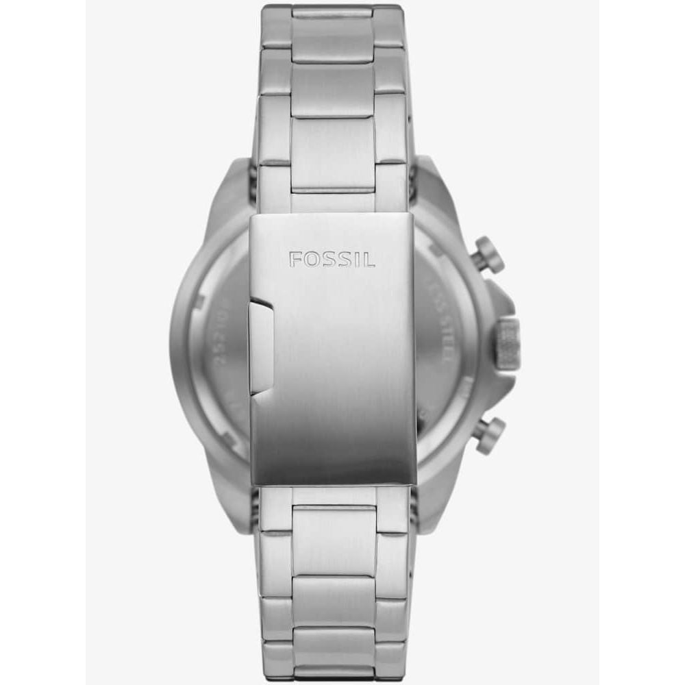  Shop Authentic Fossil Bronson Chronograph Red Dial Silver Steel Strap Watch for Men - FS5878 - Luxxuri