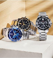  Shop Authentic Movado Series 800 Chronograph Blue Dial Silver Steel Strap Watch For Men - 2600141 - Luxxuri