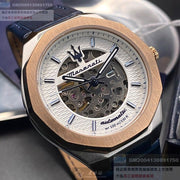  Shop Authentic Maserati Stile Automatic Limited Edition White Dial Blue Leather Strap Watch For Men - R8821142001 - Luxxuri