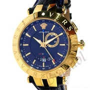  Shop Authentic Versace Race GMT Blue Dial Blue Leather Strap Watch For Men - 29G70D282 - Luxxuri