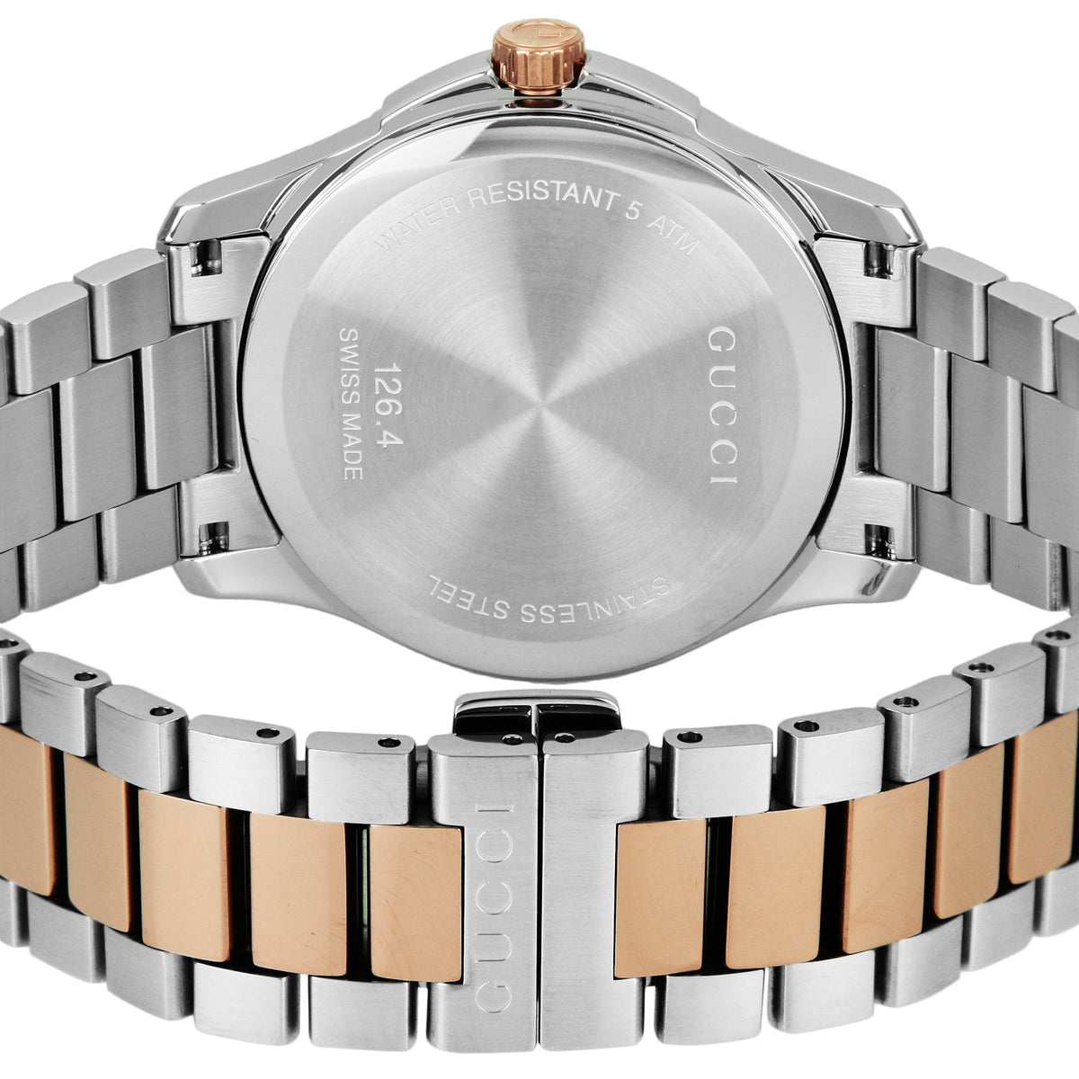  Shop Authentic Gucci G Timeless Silver Dial Two Tone Steel Strap Watch For Men - YA126447 - Luxxuri