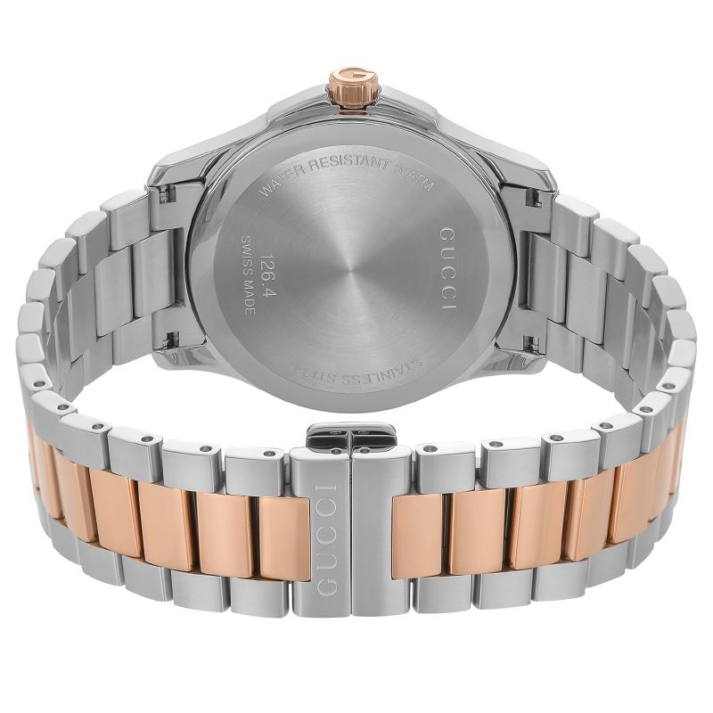  Shop Authentic Gucci G Timeless Silver Dial Two Tone Steel Strap Watch For Men - YA126473 - Luxxuri