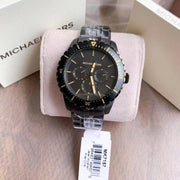  Shop Authentic Michael Kors Cunningham Chronograph Black Dial Black Steel Strap Watch For Men - MK7157 - Luxxuri