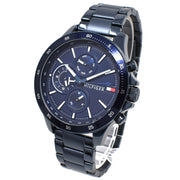  Shop Authentic Tommy Hilfiger Bank Quartz Blue Dial Blue Steel Strap Watch for Men - 1791720 - Luxxuri