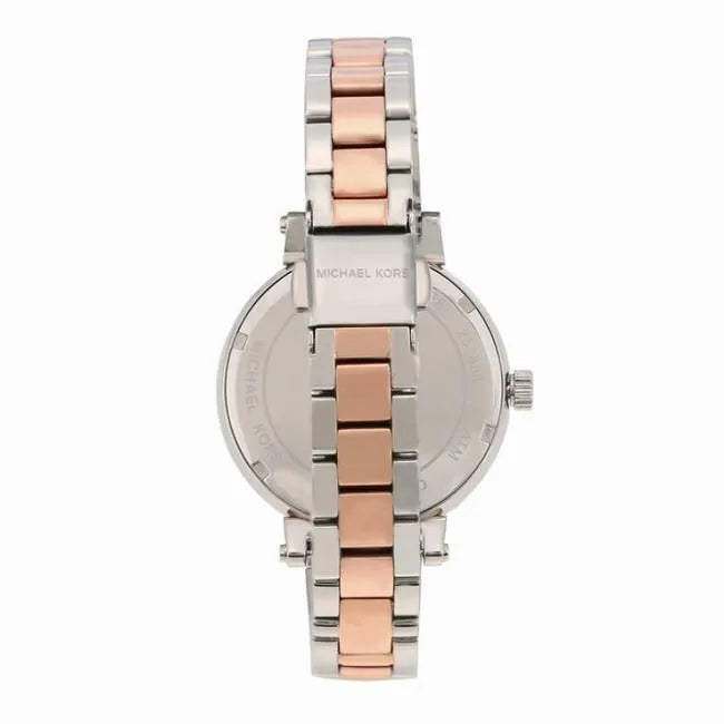  Shop Authentic Michael Kors Sofie Quartz Rose Gold Dial Two Tone Steel Strap Watch For Women - MK3972 - Luxxuri