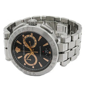  Shop Authentic Versace Aion Chronograph Black Dial Silver Steel Strap Watch For Men - VE1D01019 - Luxxuri