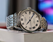  Shop Authentic Tissot Le Locle Powermatic 80 Silver Dial Silver Steel Strap Watch for Men - T006.407.11.033.03 - Luxxuri