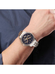  Shop Authentic Maserati Successo 44mm Chronograph Quartz Blue Dial Silver Steel Strap Watch For Men - R8873621016 - Luxxuri