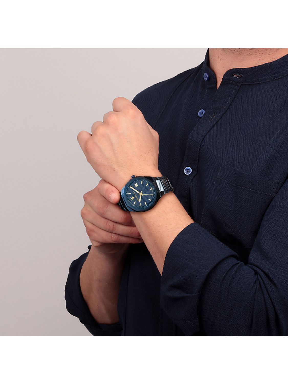  Shop Authentic Maserati Guilloche Blue Edition 42mm Stainless Steel Watch For Men - R8853141001 - Luxxuri