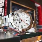  Shop Authentic Tag Heuer Aquaracer White Dial Watch for Men - WAY2013.BA0927 - Luxxuri